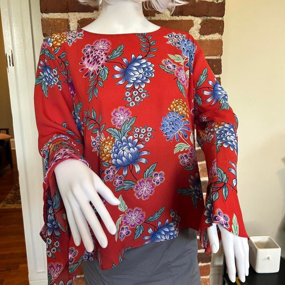 Adrienne-vittadini Women's multi Blouse
